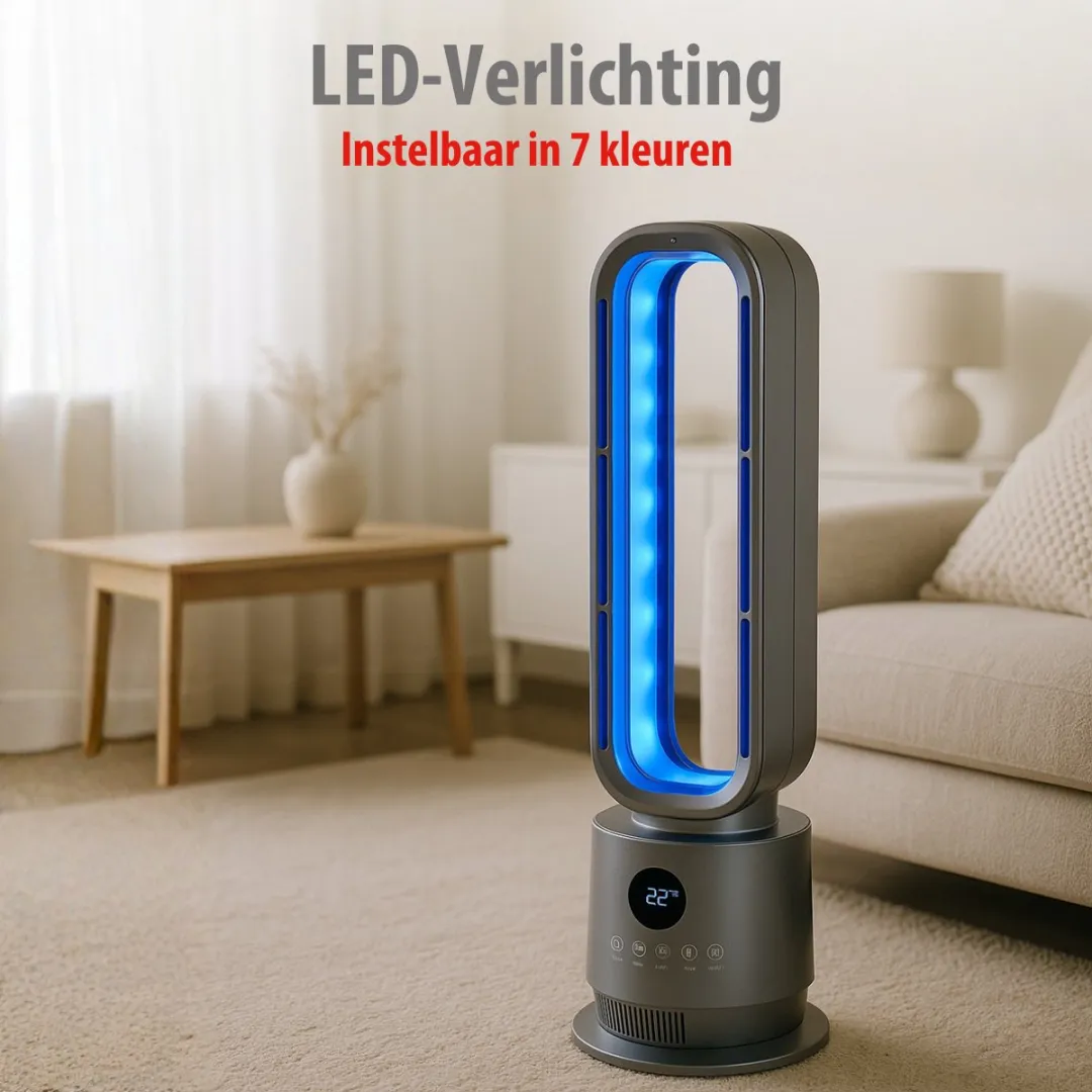 Alpina MEAKA3880/0014 2-in-1 Ventilatorkachel 2000W - Grijs - afbeelding 6 van 6