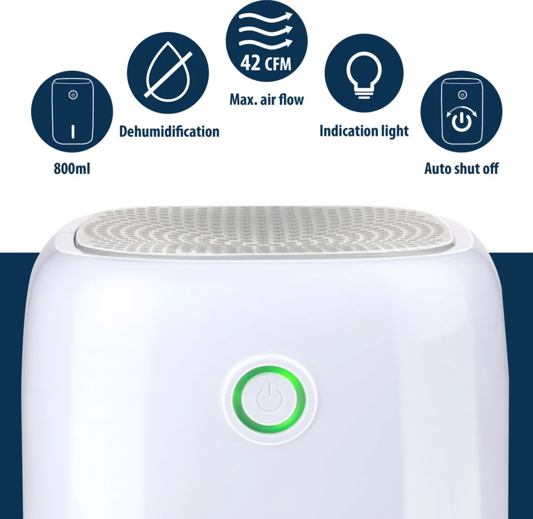 Alpina Mini Luchtontvochtiger MEALEL8240/004 - 330ml/Dag - 22.5W - Wit