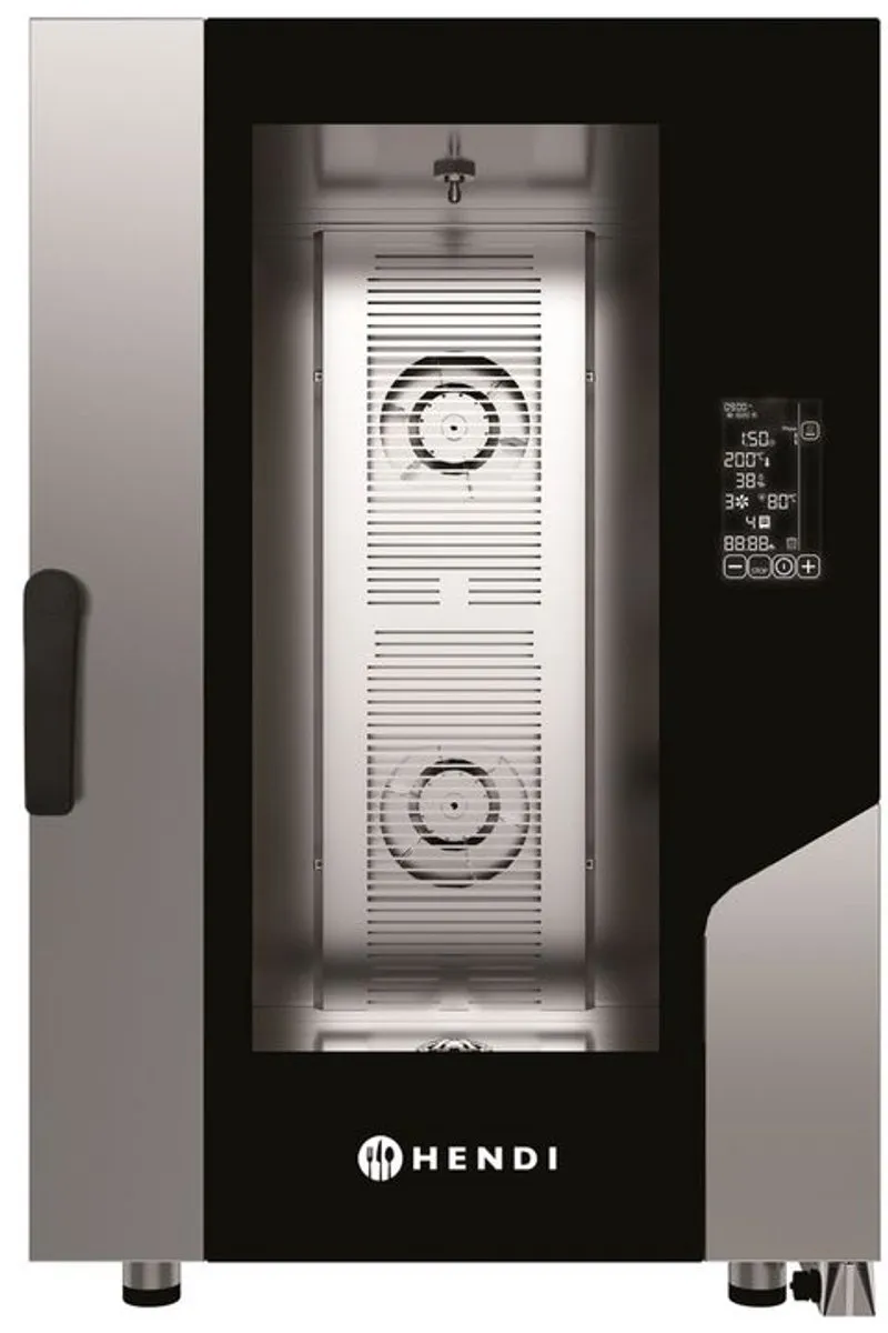 HENDI DIGIT Stoomoven 11x GN1/1 - 7" Touchscreen - 400V