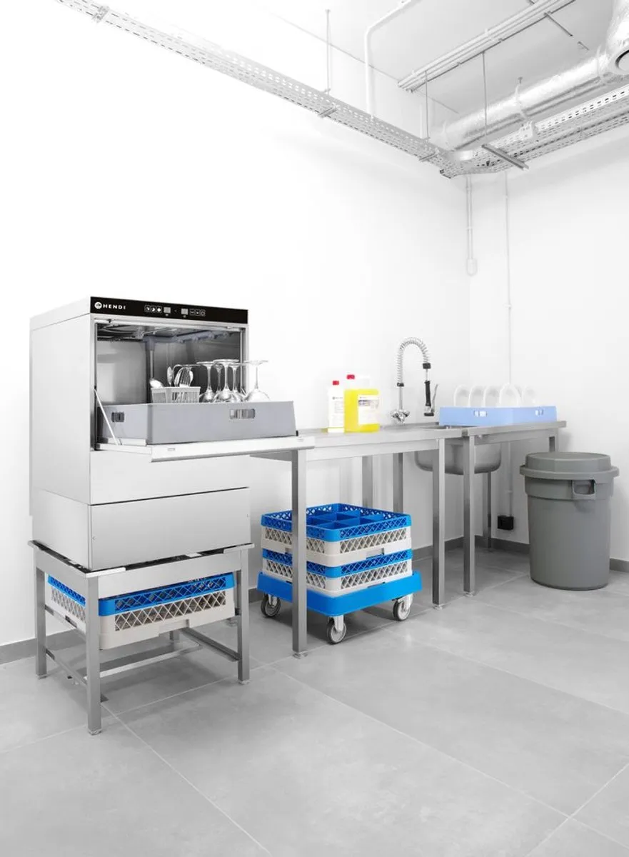 HENDI 231753 Elektronische Vaatwasser 50x50cm - 6600W