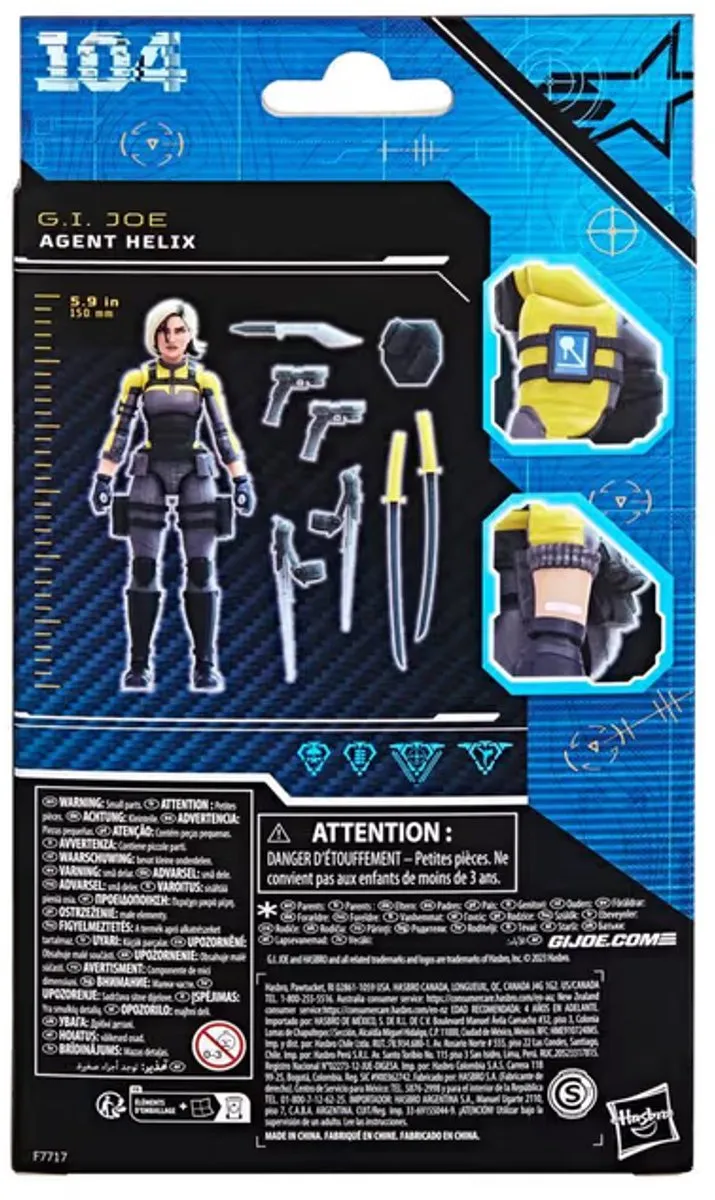 Hasbro G.I. Joe Classified Series Agent Helix Action Figure 15cm - Multi - afbeelding 4 van 6