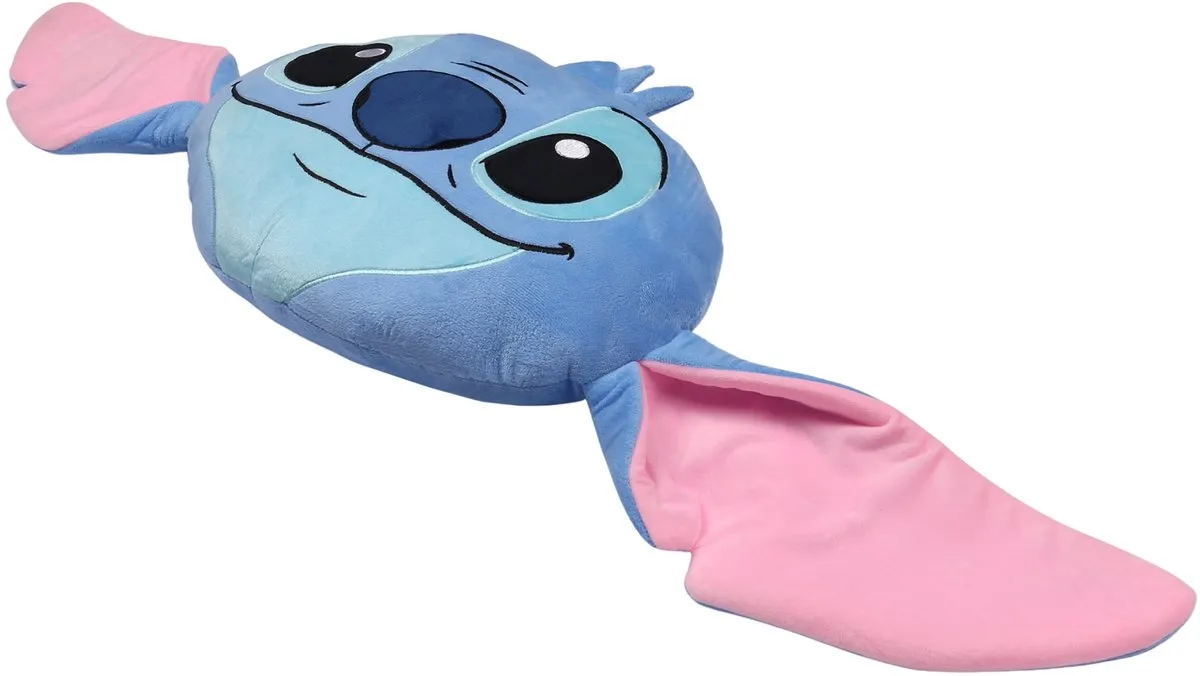 Disney Stitch 3D Sierkussen - 31x41cm - Blauw - afbeelding 6 van 6
