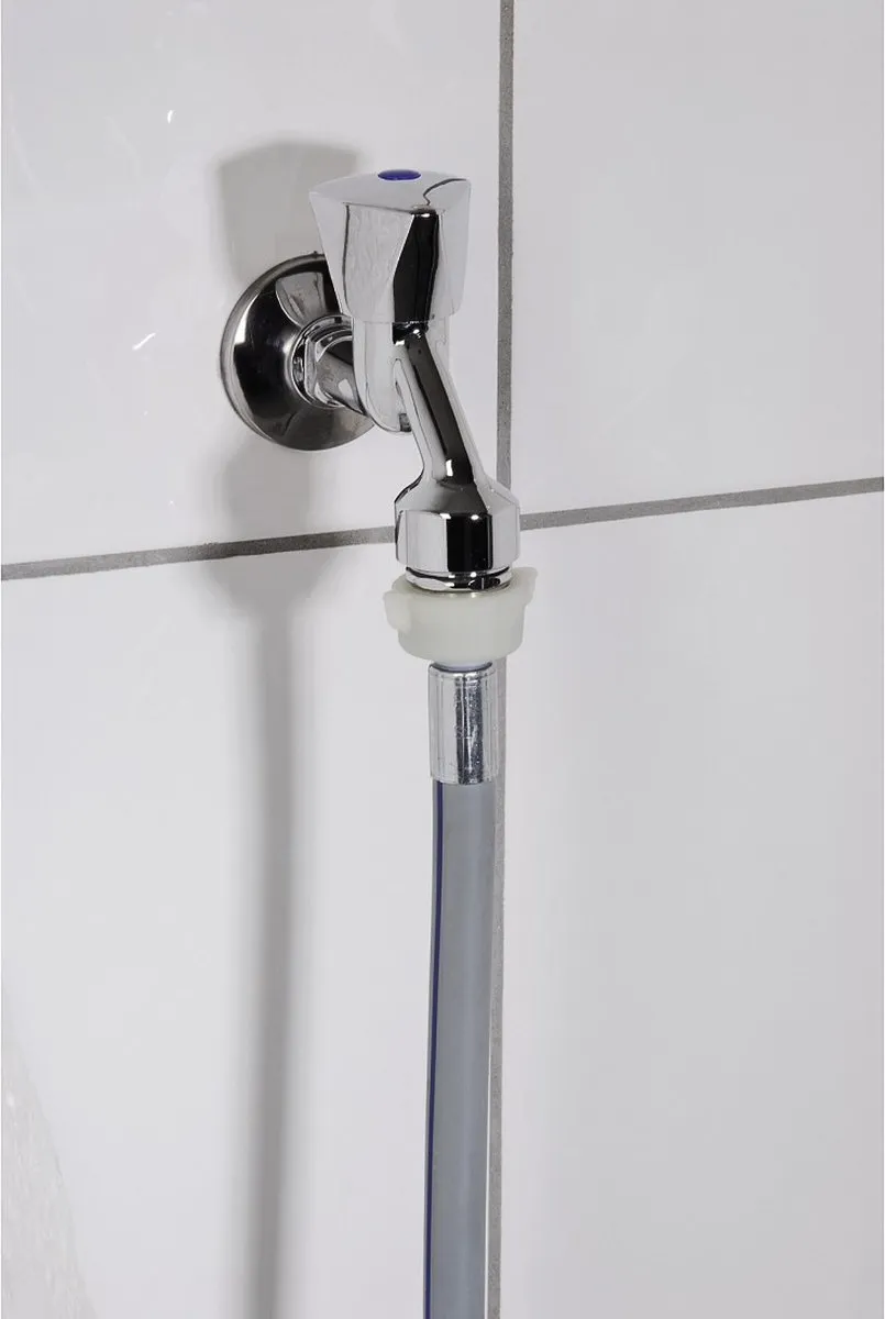 Xavax Koudwatertoevoerslang 2,5m - Grijs - Universeel