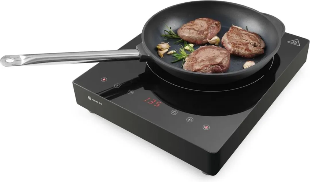 HENDI Kitchen Line Inductiekookplaat 3500W - Zwart