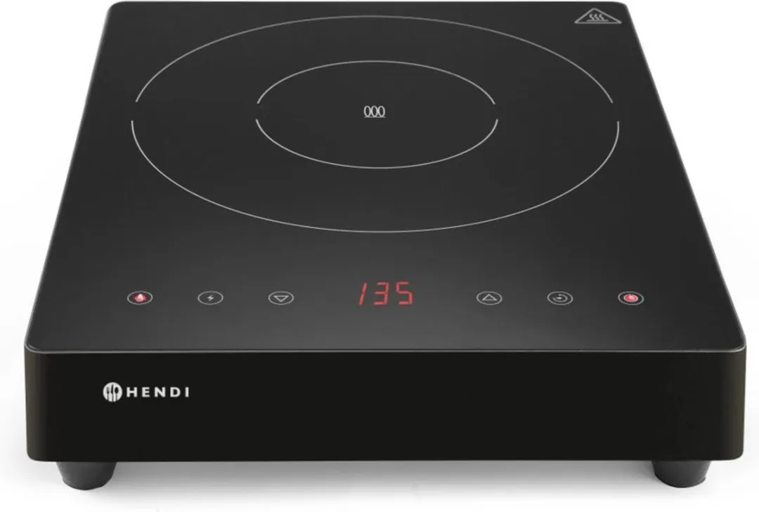 HENDI Kitchen Line Inductiekookplaat 3500W - Zwart