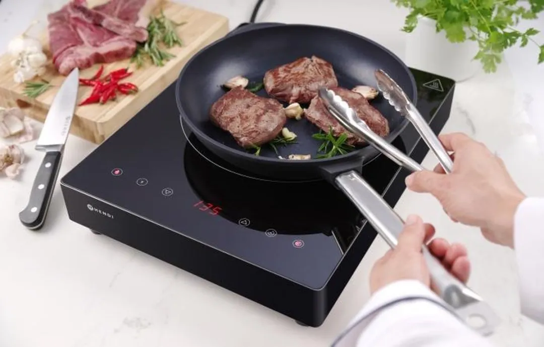 HENDI Kitchen Line Inductiekookplaat 3500W - Zwart