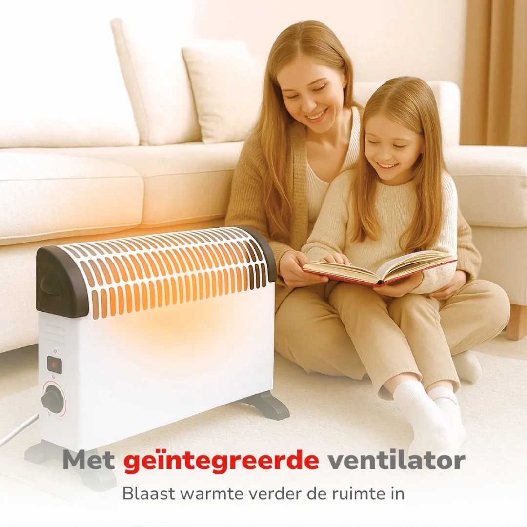 Alpina Convectorkachel MEALEL6640/035 1500W - Wit