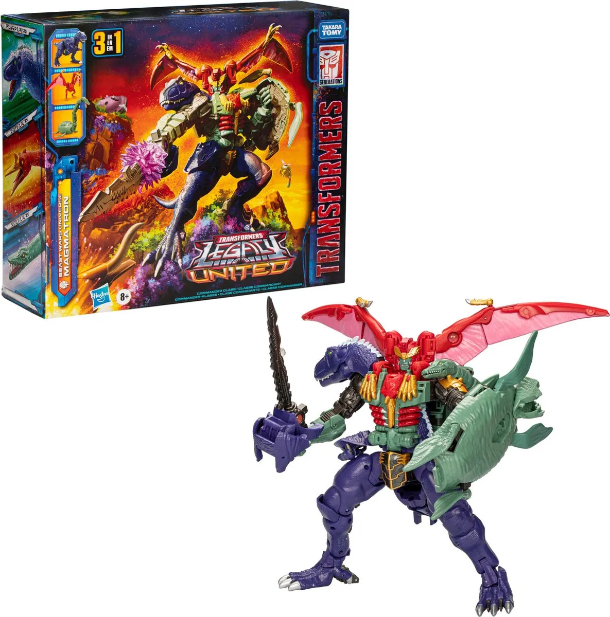 Hasbro Transformers Generations Legacy United Magmatron - 25cm - Meerkleurig
