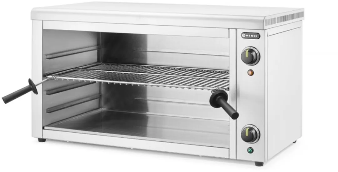 HENDI Salamander grill – 230V/3600W – 4 roosterhoogtes – roestvast staal – 800x633x453 mm