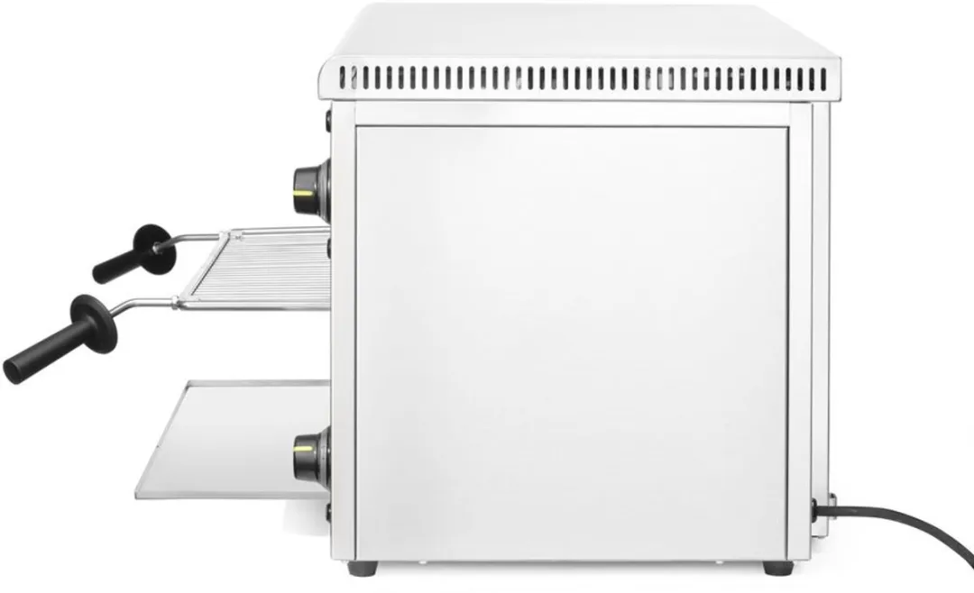 HENDI Salamander grill – 230V/3600W – 4 roosterhoogtes – roestvast staal – 800x633x453 mm