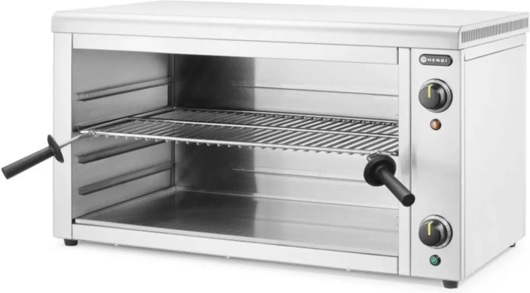 HENDI Salamander grill – 230V/3600W – 4 roosterhoogtes – roestvast staal – 800x633x453 mm