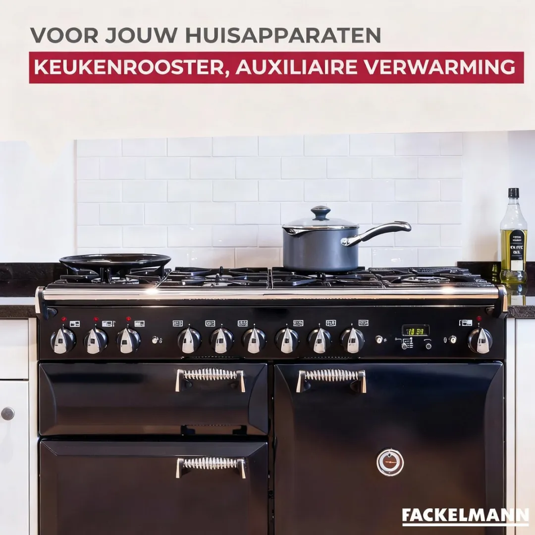 Fackelmann Butaangasdrukregelaar 66122850 - 28 mbar - 1,3 kg/u - Groen/Grijs