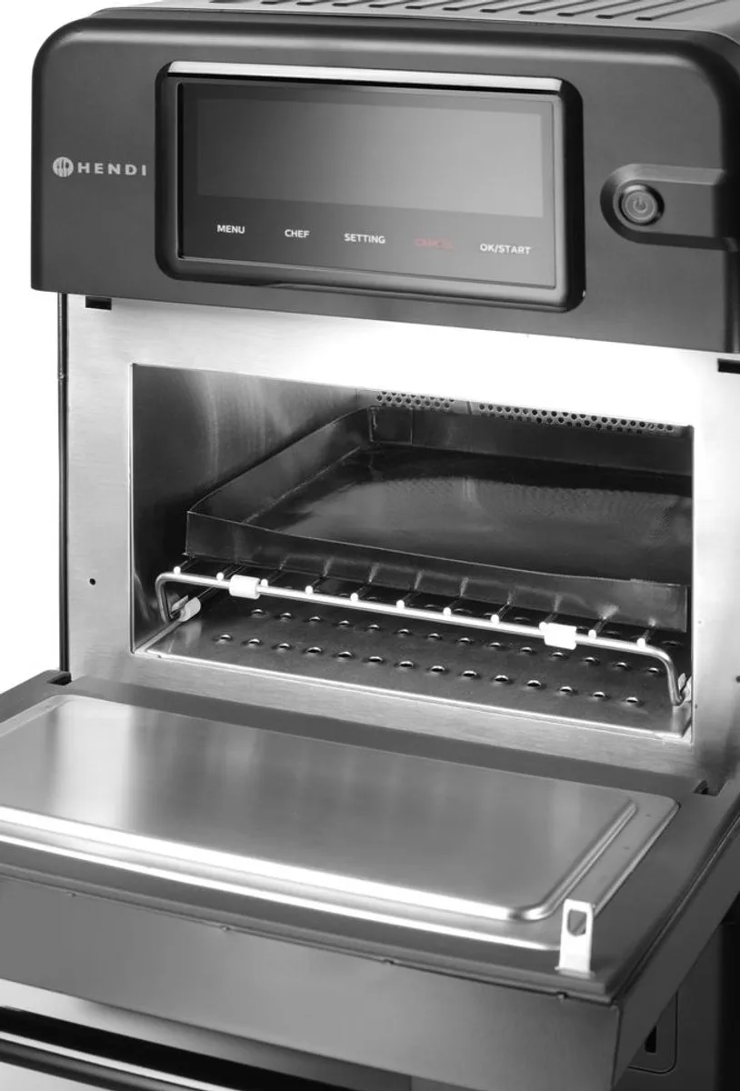 HENDI CombiTurbo 281277 Hogesnelheidsoven 18L - Zwart