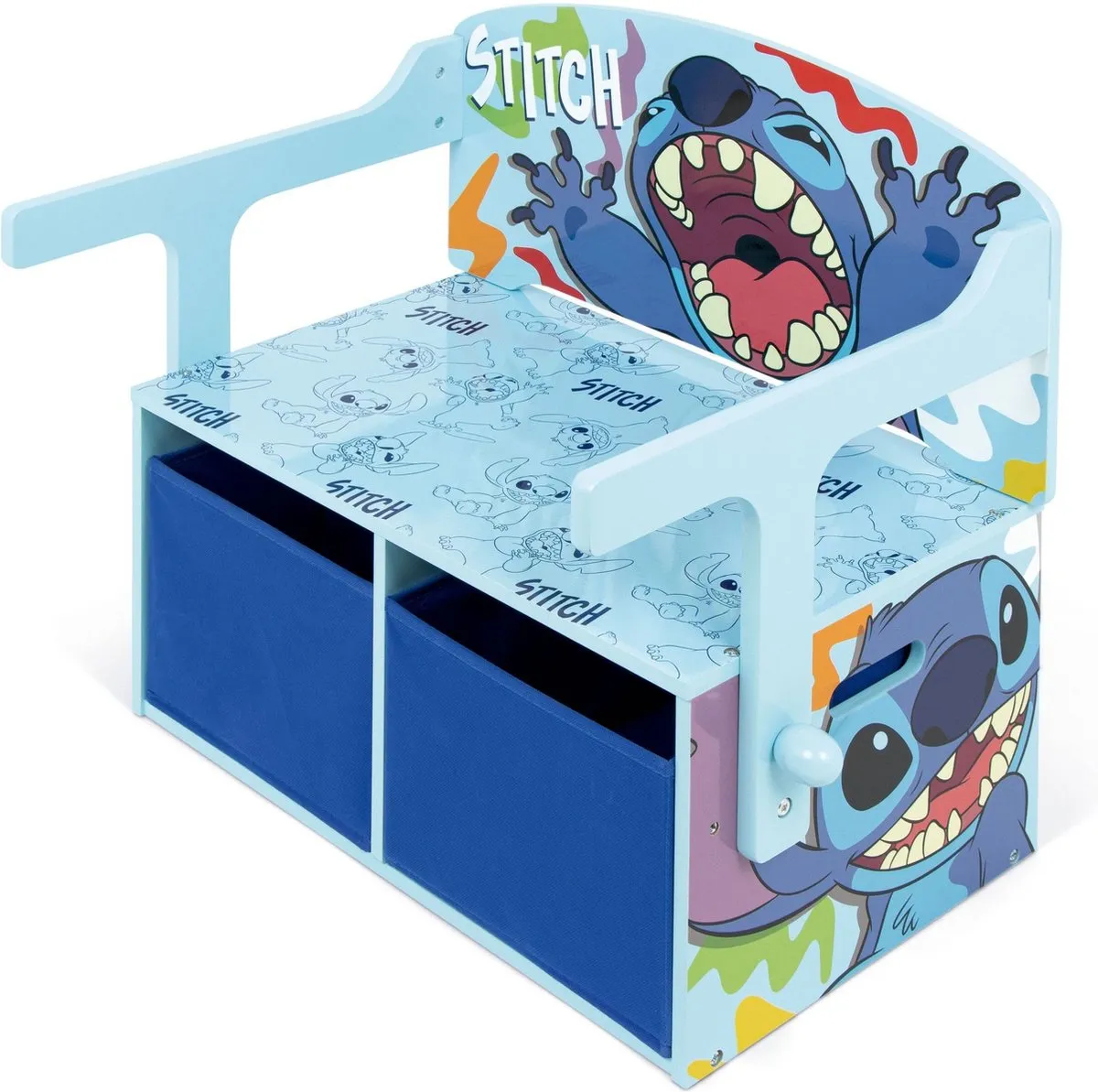 Disney Lilo & Stitch Speelgoedbank Blauw - afbeelding 5 van 6