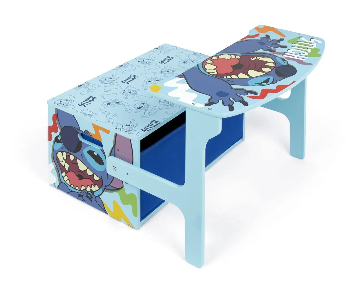 Disney Lilo & Stitch Speelgoedbank Blauw - afbeelding 3 van 6