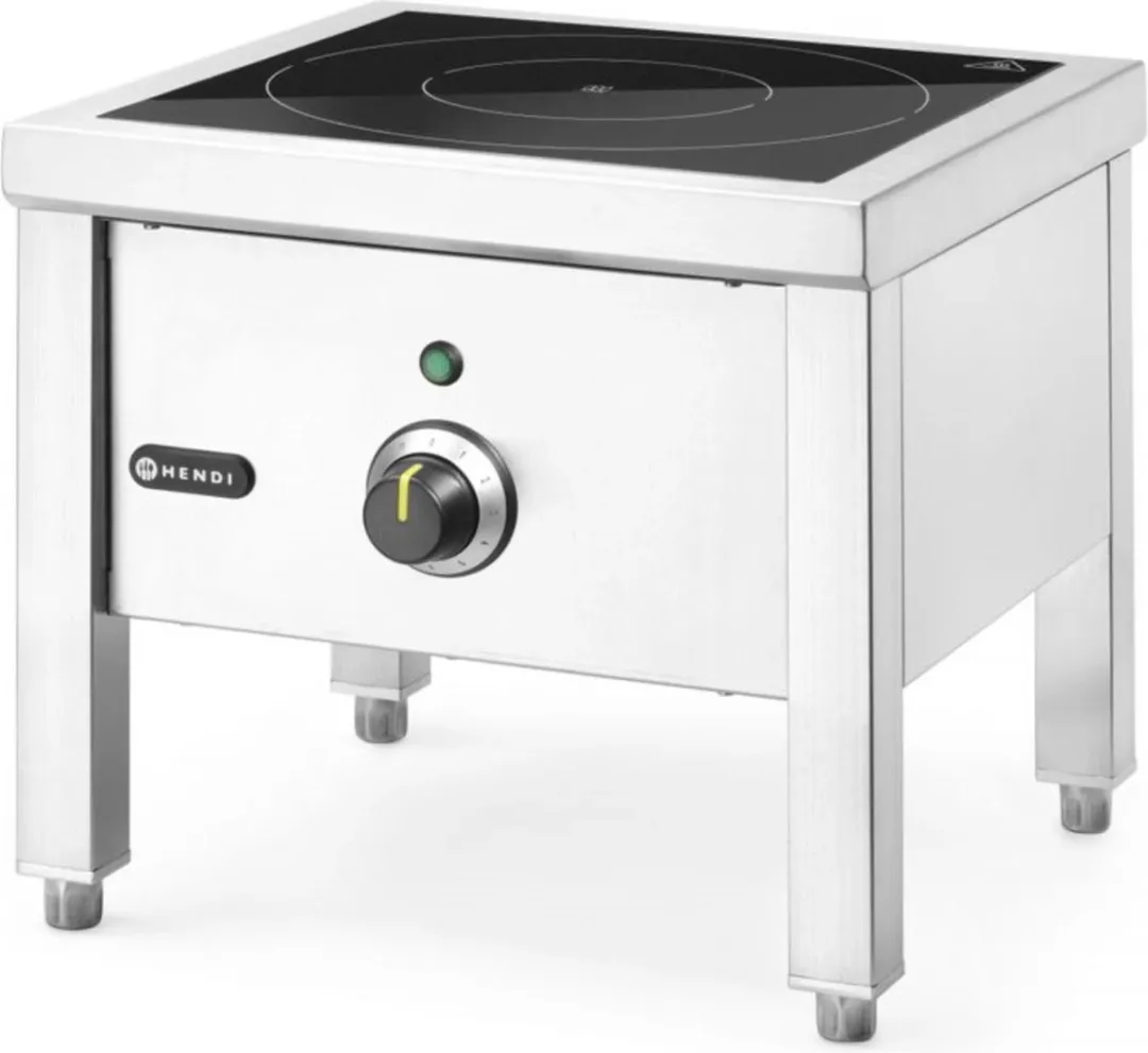 HENDI Inductiehokker 237670 - 5000W - 1 Zone - RVS