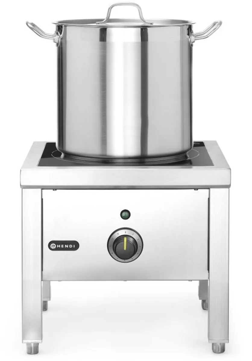 HENDI Inductiehokker 237670 - 5000W - 1 Zone - RVS