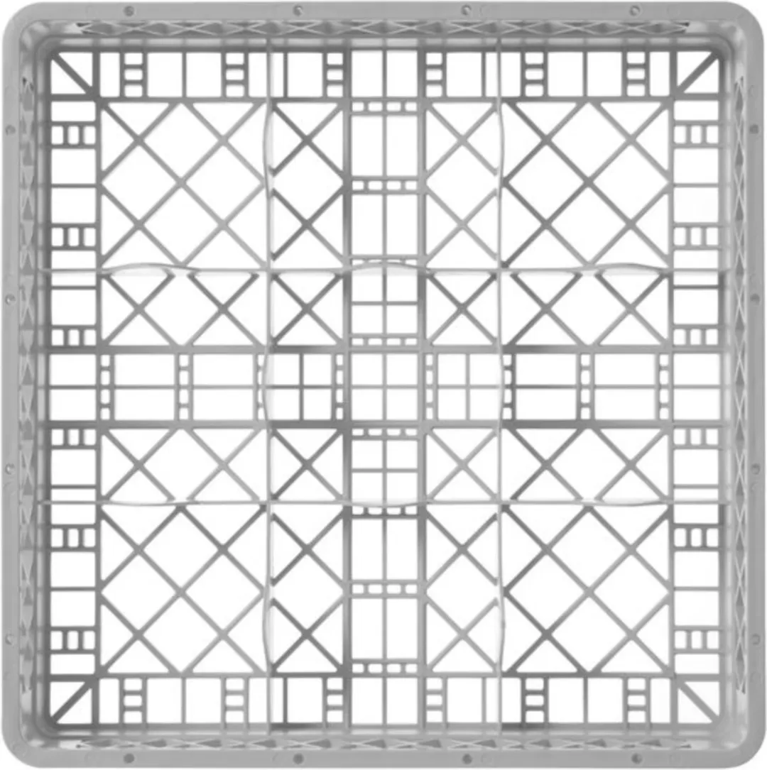 Hendi Vaatwaskorf Glaswerk 877050 - 9 Vakken - 500x500x104mm