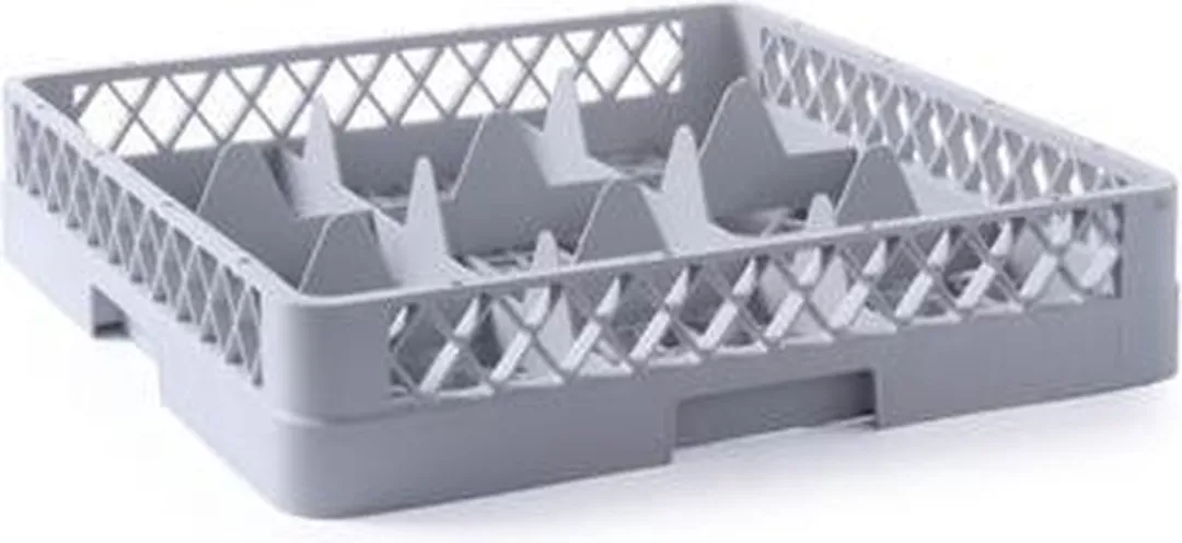 Hendi Vaatwaskorf Glaswerk 877050 - 9 Vakken - 500x500x104mm - afbeelding 6 van 6