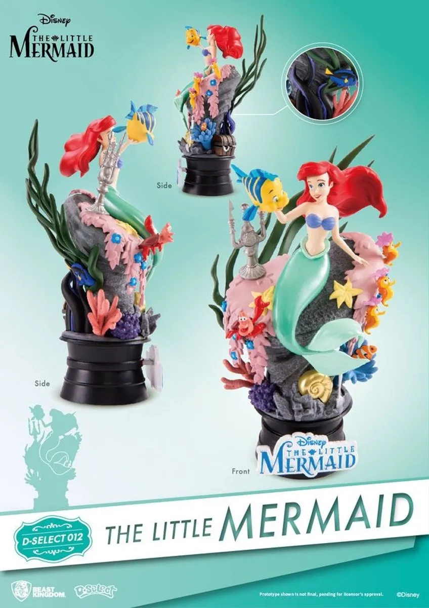 Disney Beast Kingdom Ariel Diorama 15cm - Multicolor
