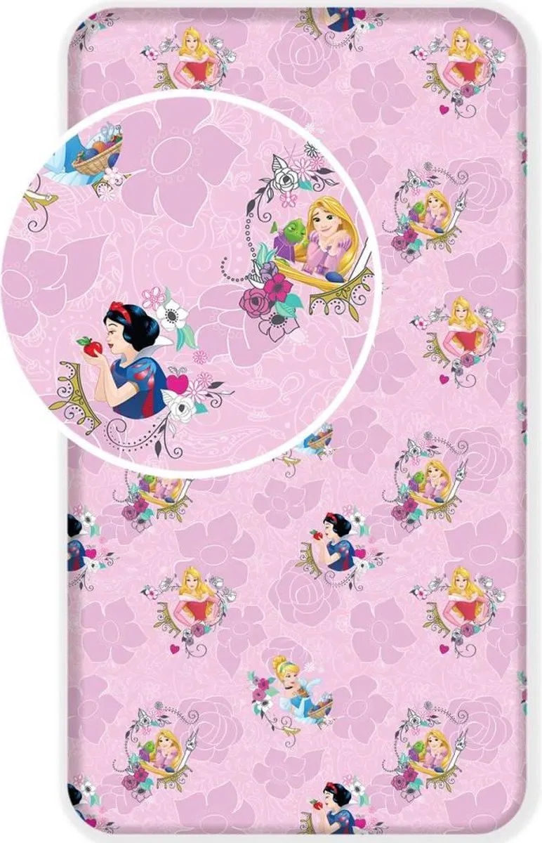 Disney Princess Hoeslaken Eenpersoons 90x200cm