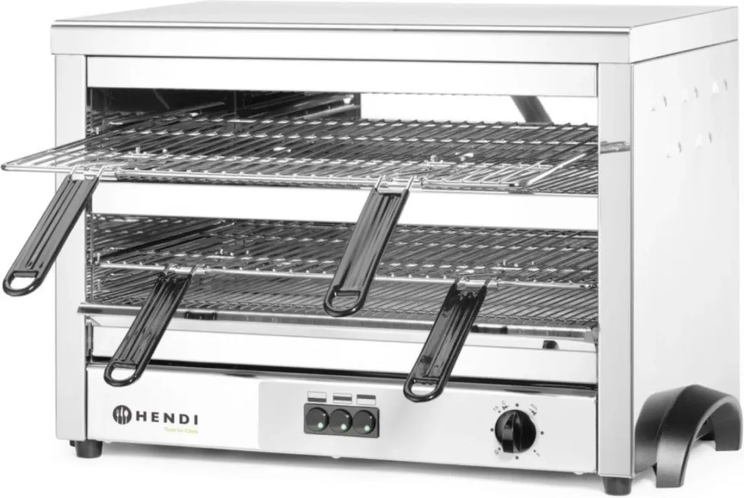 HENDI Quartz Salamander 264331 - 3 Zones - RVS - 682x528x455mm