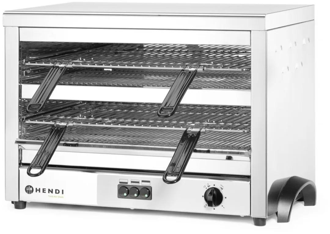 HENDI Quartz Salamander 264331 - 3 Zones - RVS - 682x528x455mm