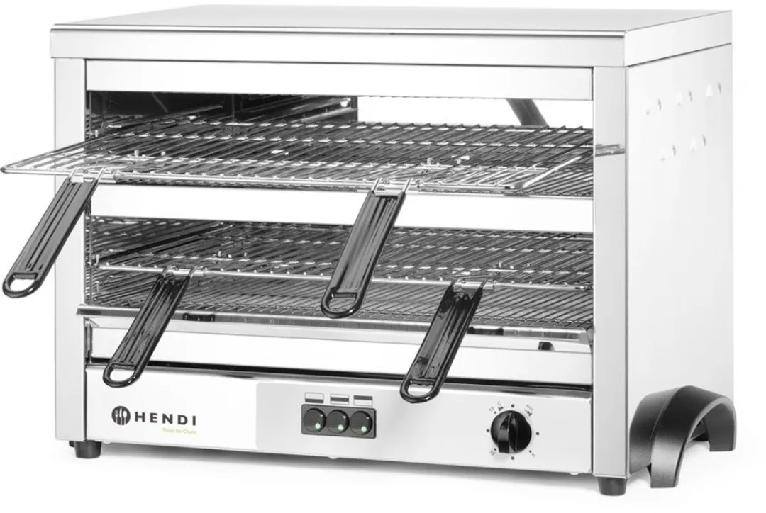 HENDI Quartz Salamander 264331 - 3 Zones - RVS - 682x528x455mm