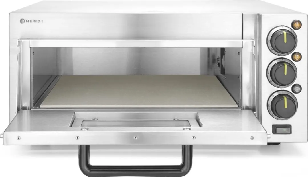 HENDI 220290 Compacte Pizzaoven - 2000W - Zilver