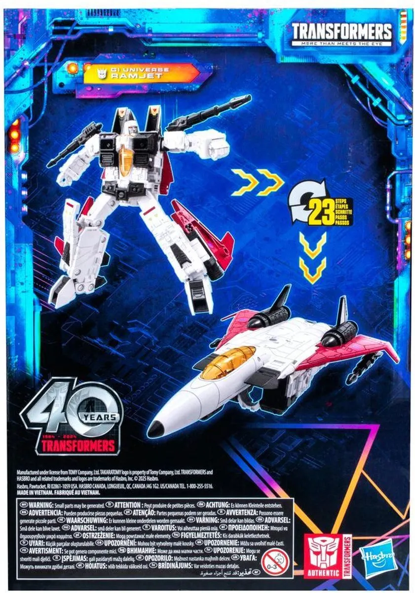 Hasbro Transformers Legacy Voyager Ramjet Action Figuur - 18cm - Multi