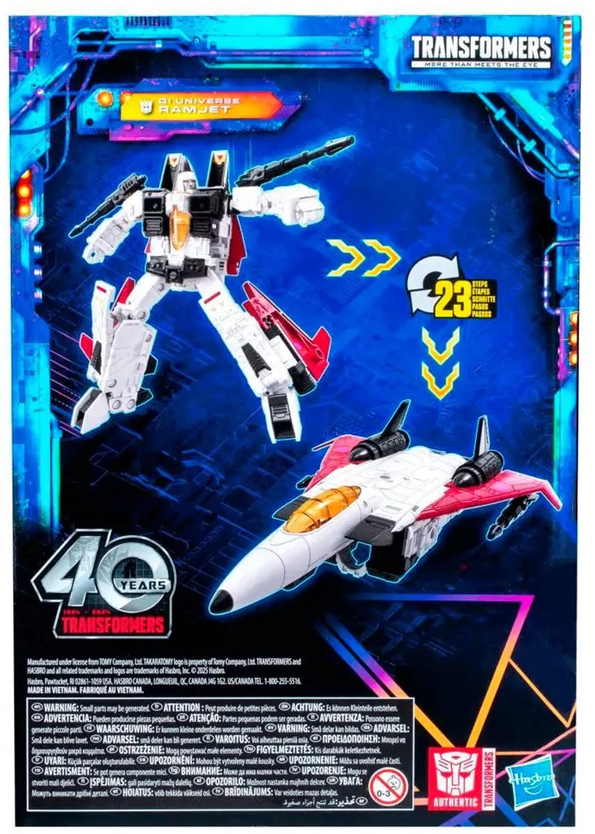 Hasbro Transformers Legacy Voyager Ramjet Action Figuur - 18cm - Multi - afbeelding 6 van 6