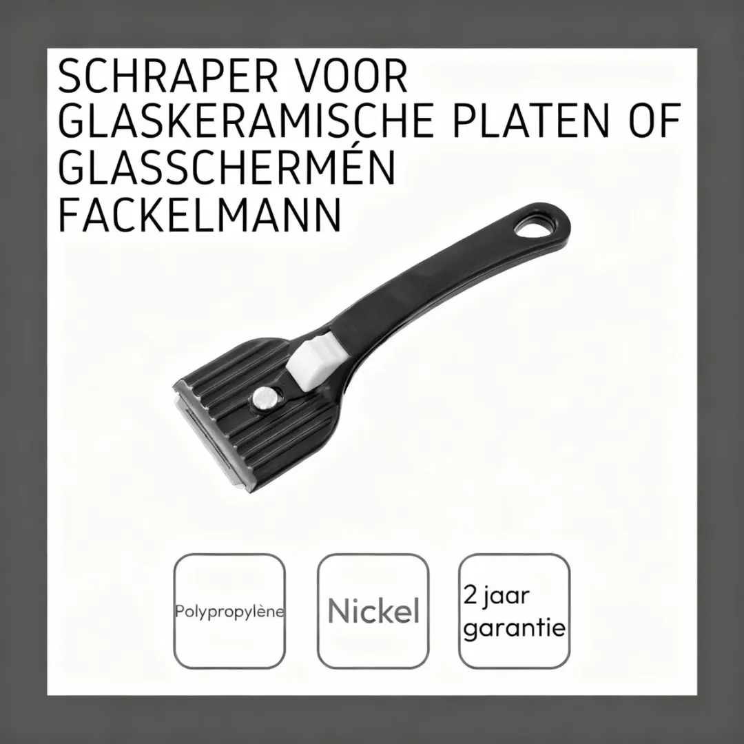 Fackelmann 60144 Schraper voor vitrokeramiek - 16 cm