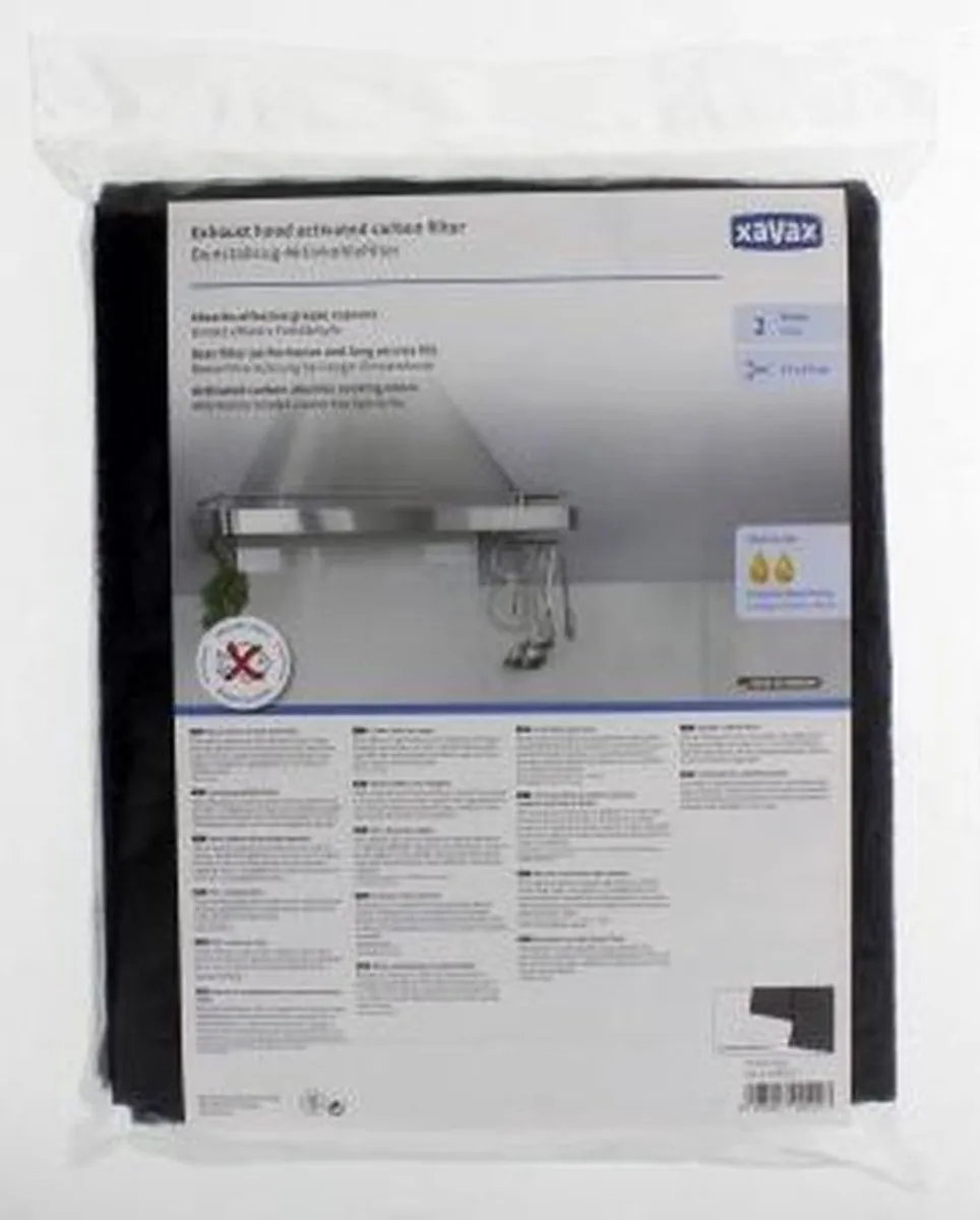 Xavax Reserve Filter 00110832 - 2 Stuks - Zwart