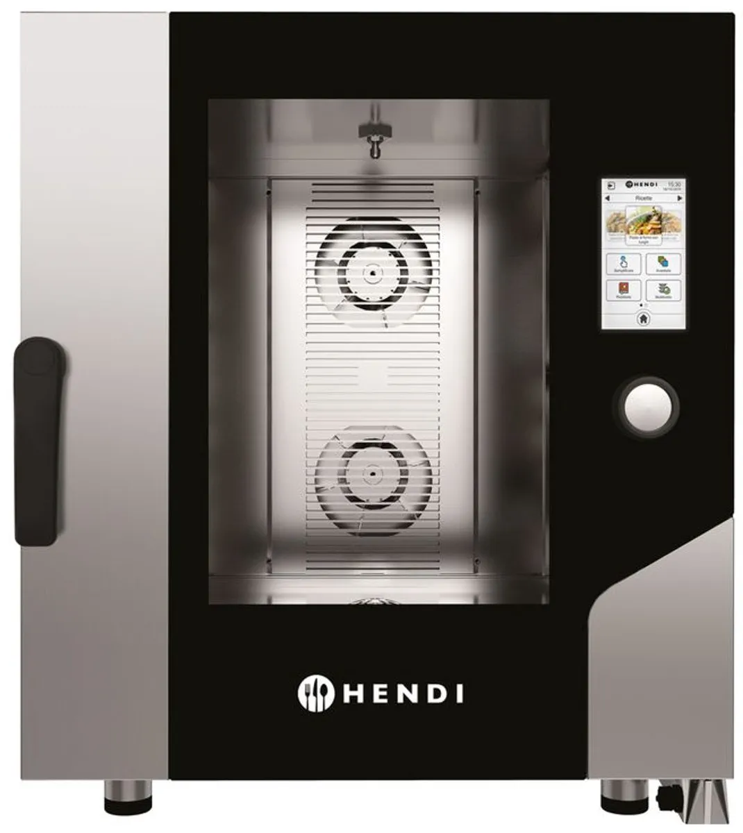 HENDI Convectiestoomoven Touch 229637 - 7x GN 1/1 - Zilver
