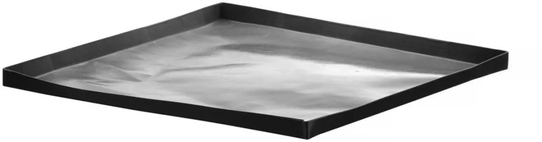 HENDI Ovenschaal Vierkant 28x28x1,5cm - Zwart
