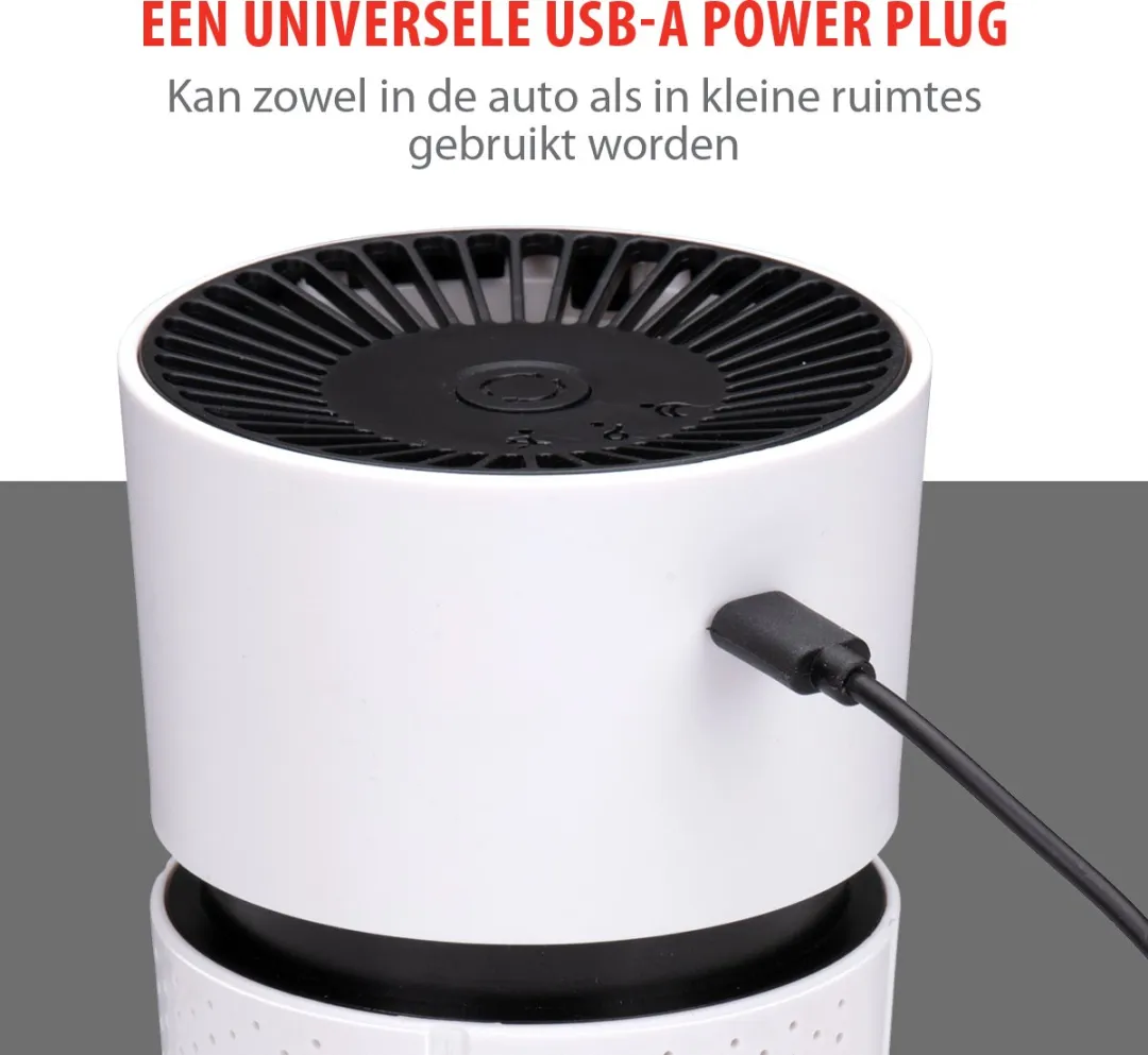 Alpina Mini Luchtreiniger HEPA H13 1.5W - Wit
