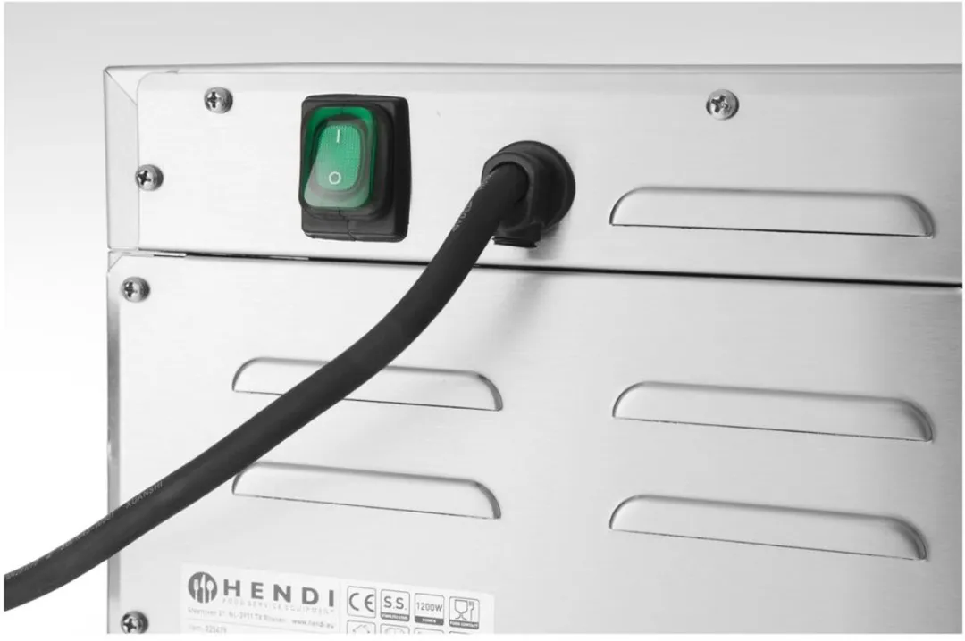 HENDI Lage Temperatuur Oven 225479 - 3 Inslaghoogtes - RVS