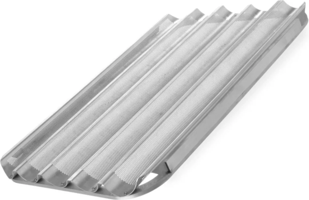 HENDI 808238 Geperforeerde Bakplaat Stokbrood 600x400mm - RVS