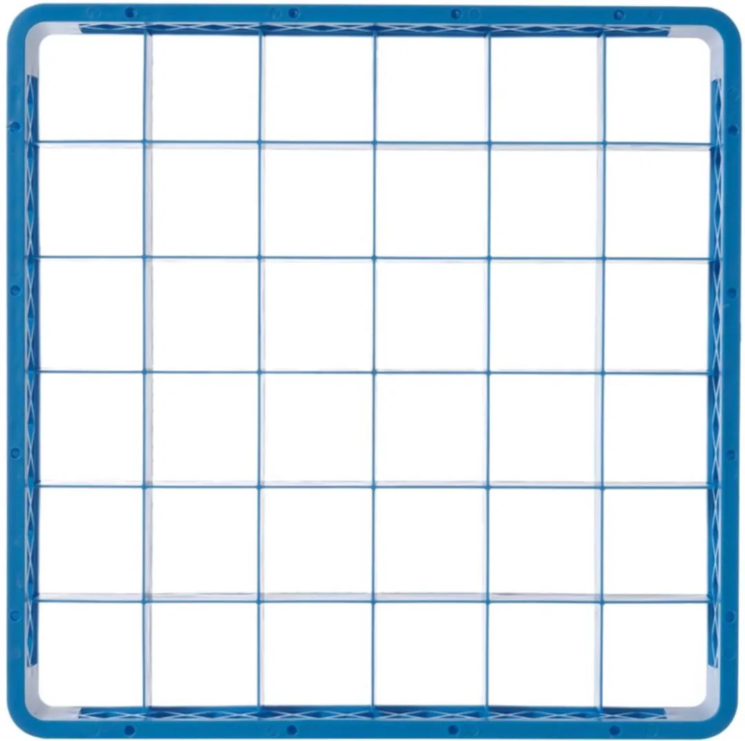 Hendi Vaatwaskorf Opzetstuk 36 Vaks - 500x500x45mm - Blauw