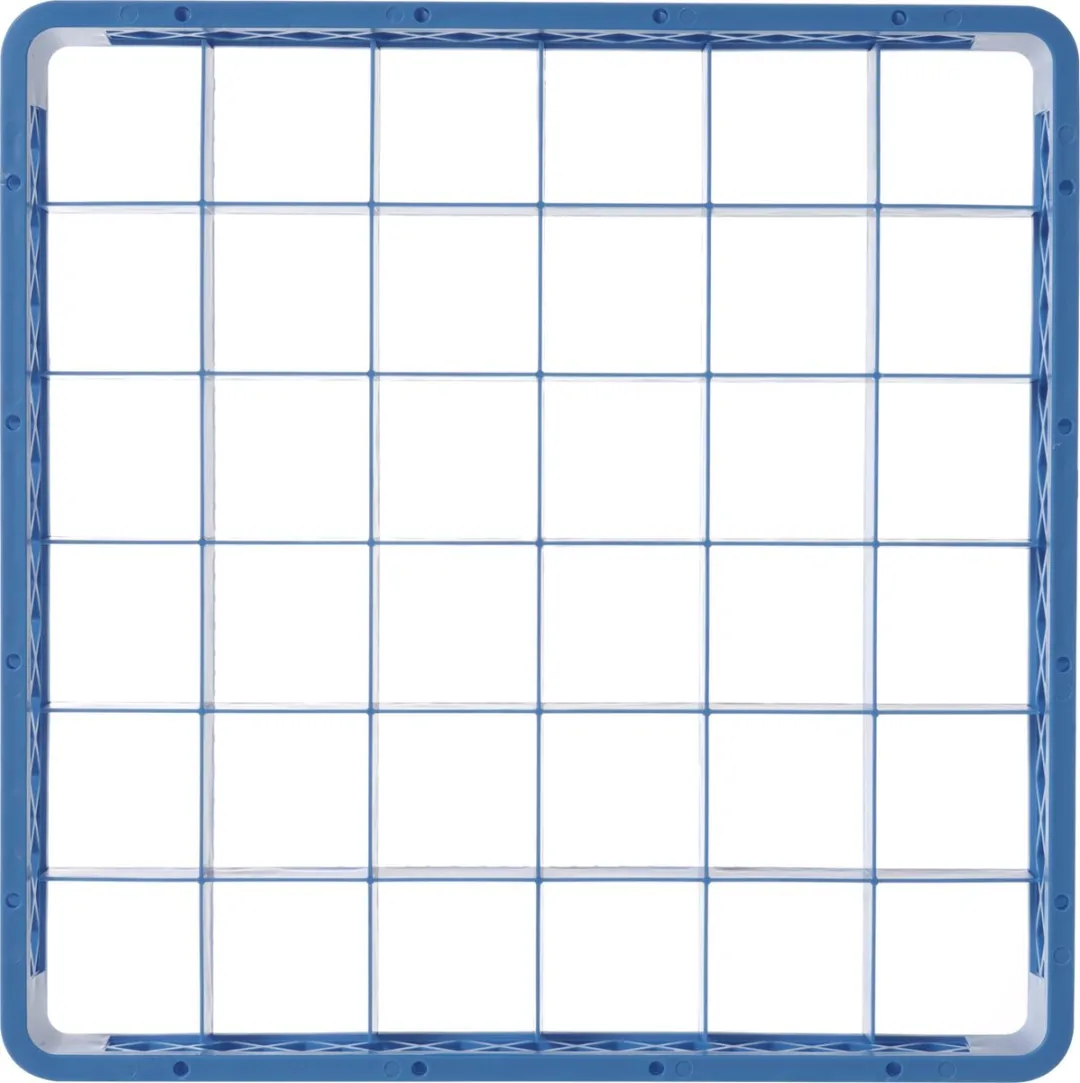 Hendi Vaatwaskorf Opzetstuk 36 Vaks - 500x500x45mm - Blauw