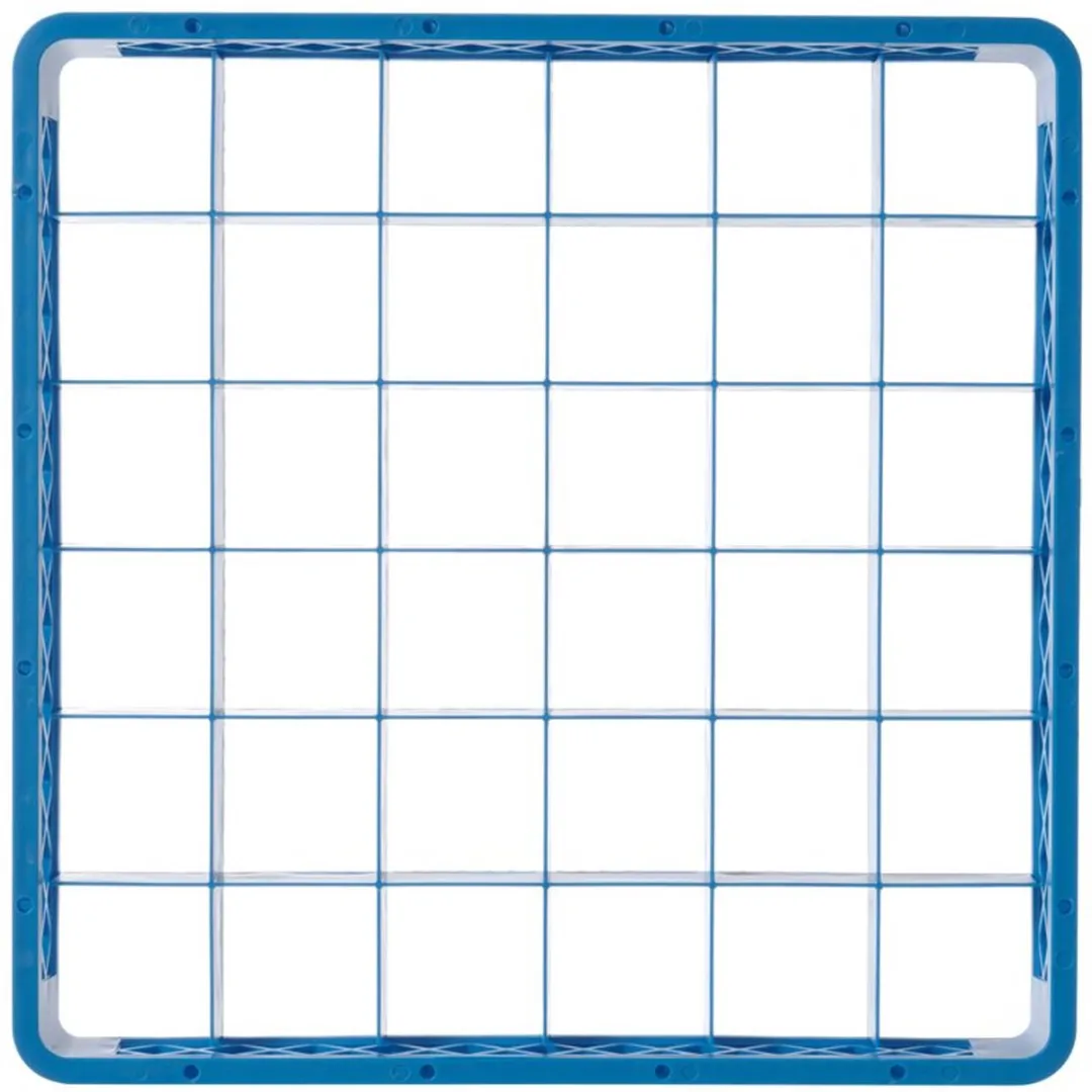 Hendi Vaatwaskorf Opzetstuk 36 Vaks - 500x500x45mm - Blauw