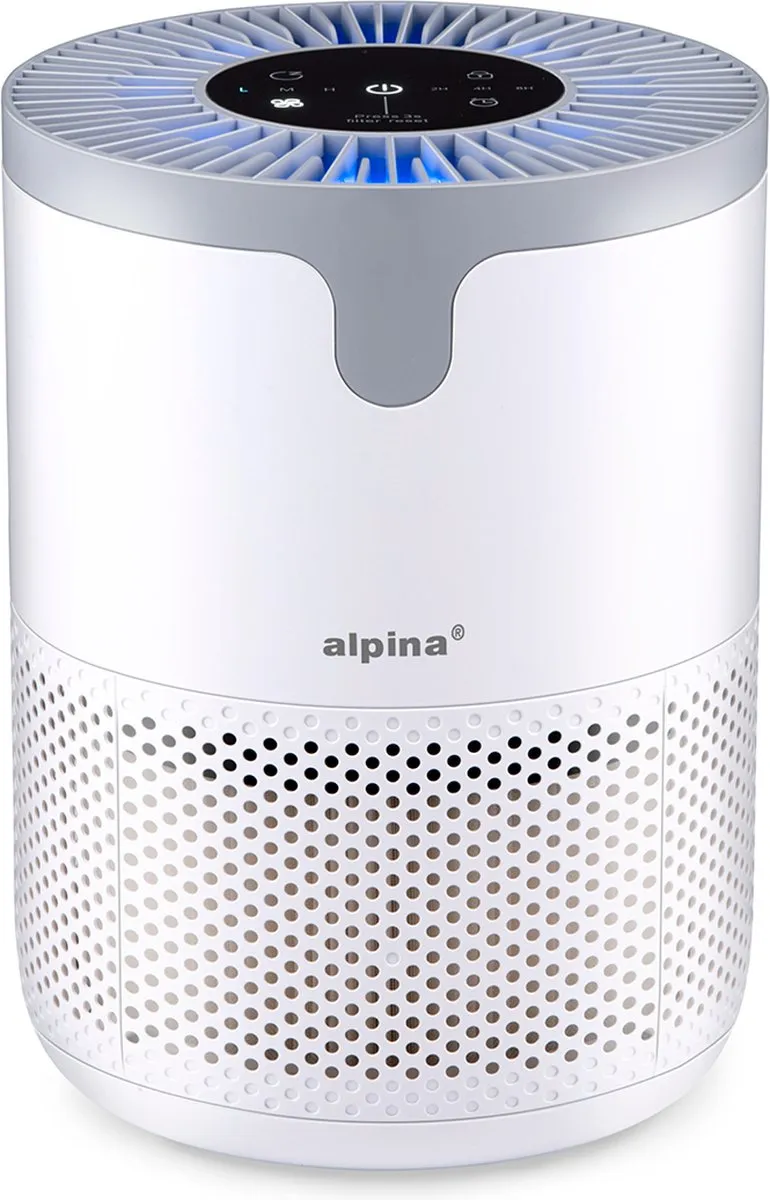 Alpina Luchtreiniger HEPA H13 Wit - 60 m³/h