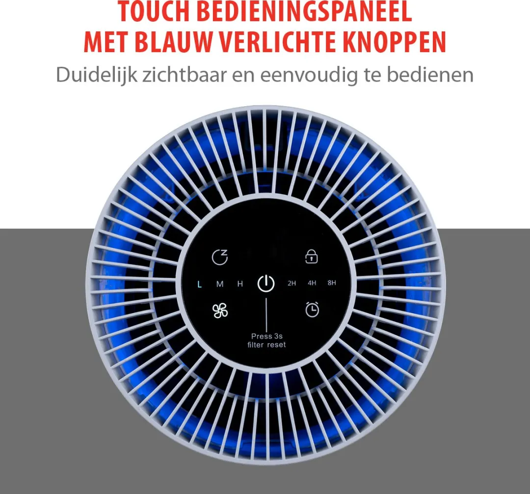Alpina Luchtreiniger HEPA H13 Wit - 60 m³/h - afbeelding 6 van 6