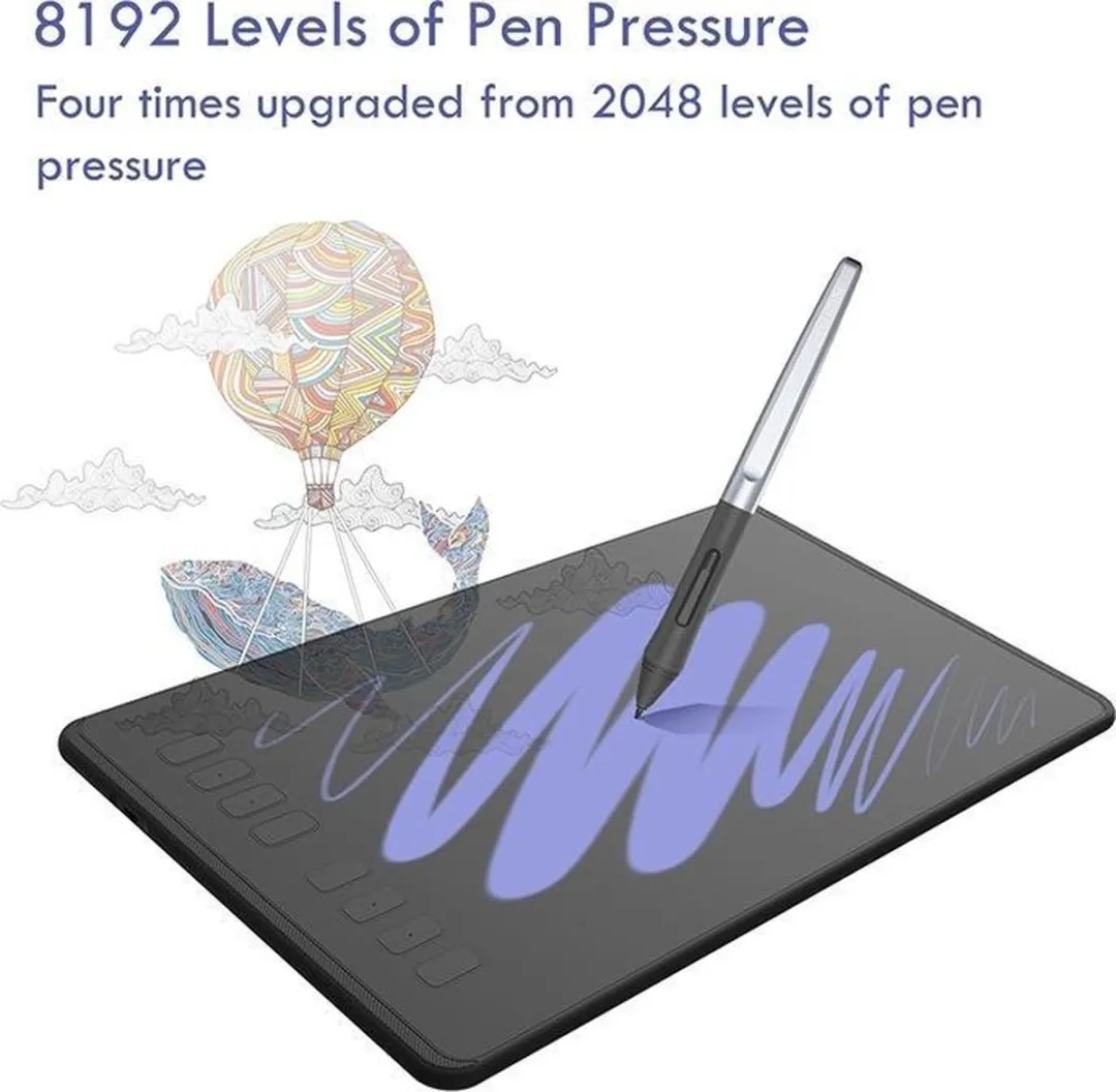 Huion Inspiroy H950P Grafische Tablet - 5080LPI - Transparant - afbeelding 6 van 6