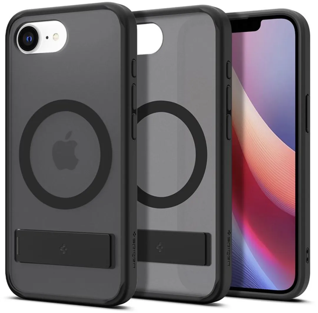 Spigen Ultra Hybrid S MagFit ACS09149 Hoesje - iPhone 16e - MagSafe - Zwart