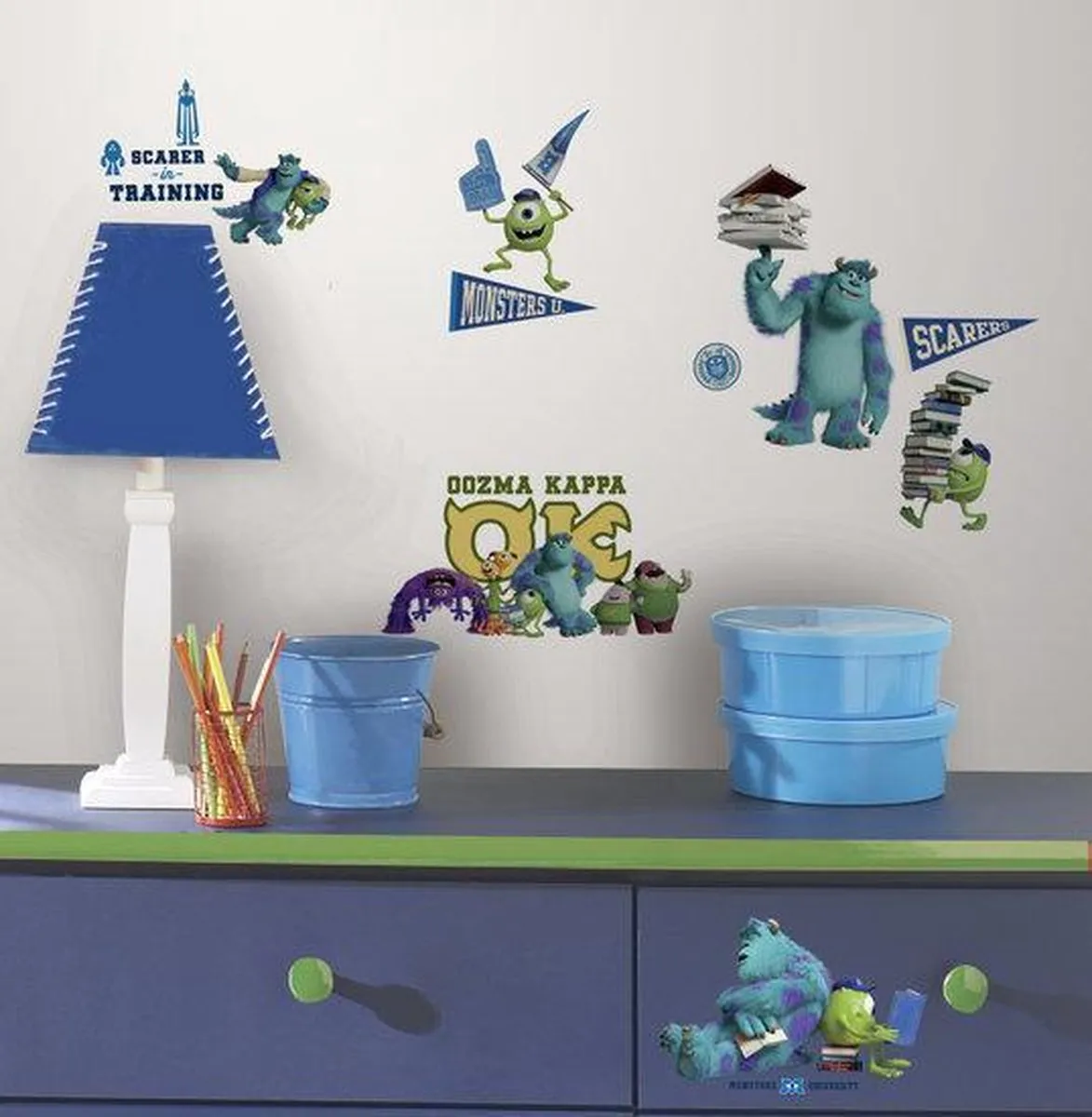 Disney Monsters University Monsters Inc Muurstickers