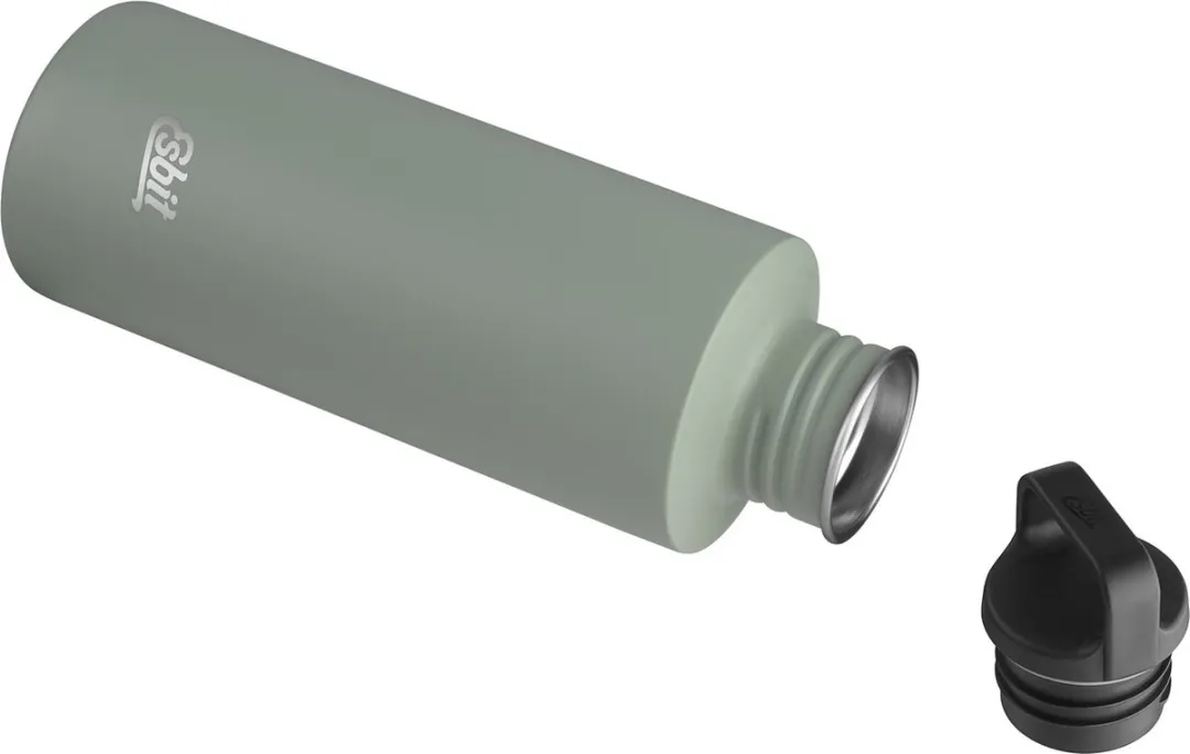 Esbit Sculptor Waterfles - 750ml - Grijs - RVS Drinkfles - Lusdop