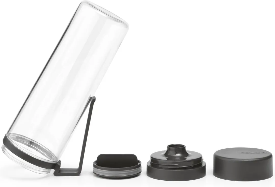 Brabantia Make & Take Drinkfles 500ml - Dark Grey