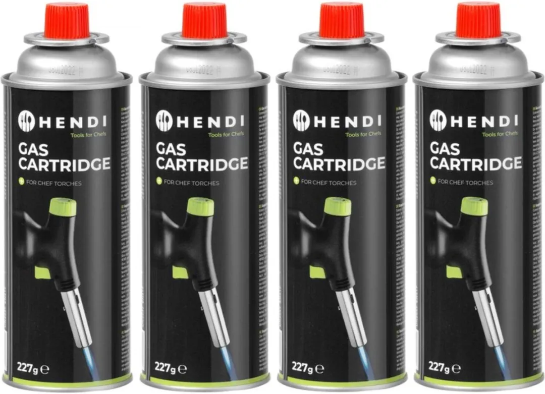 Hendi LPG Gasbus Set 4 Stuks