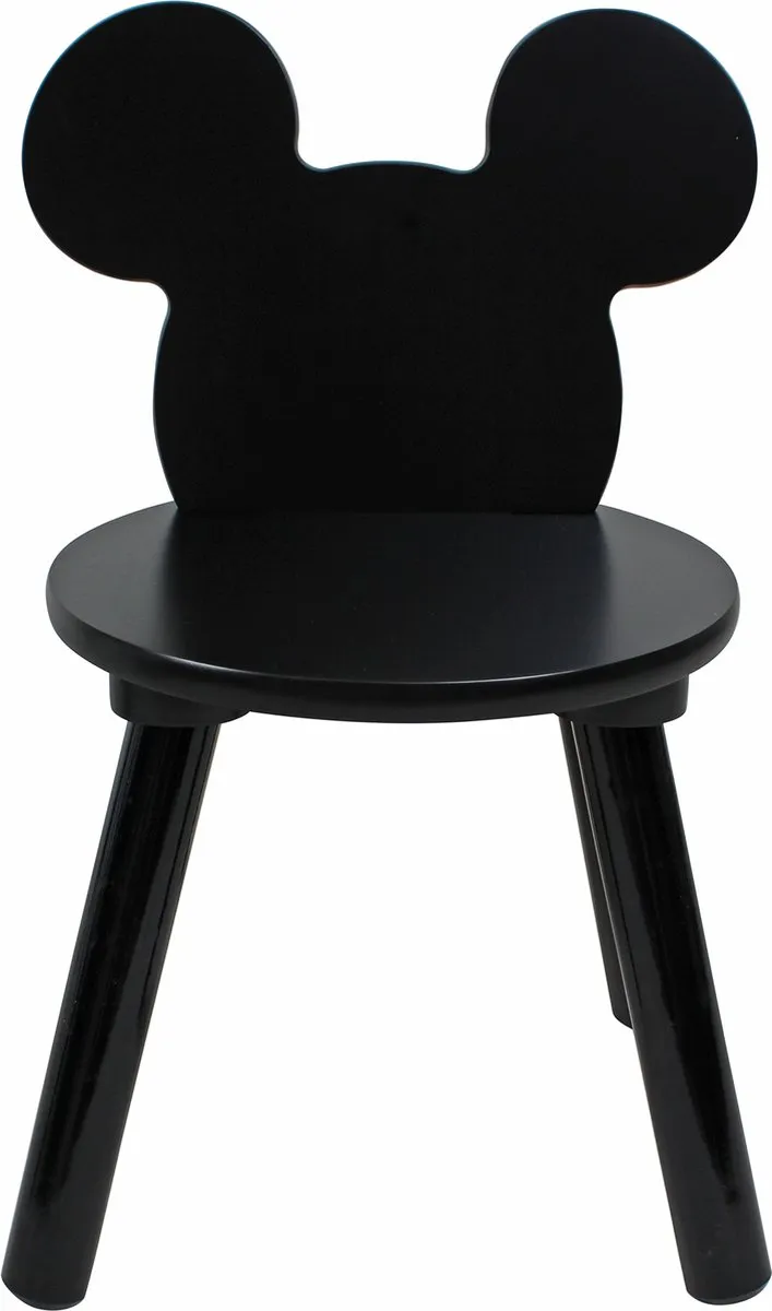 Disney Mickey Mouse Tafel en Stoelen - 2 Stuks Zwart - afbeelding 2 van 5